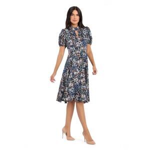 NWT Maggy London Marnette Fit & Flare Dress in Twilight Size 0